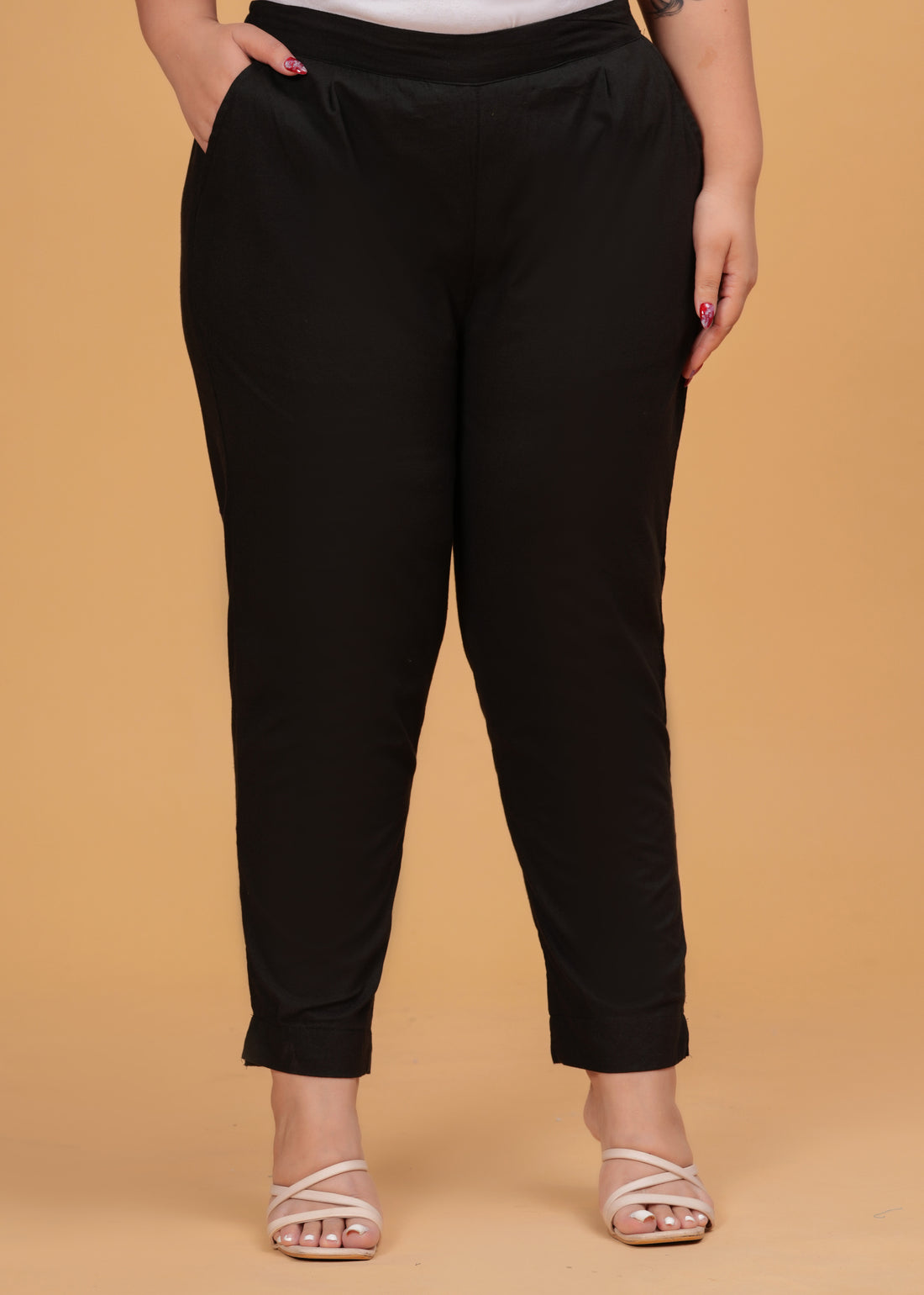 Black Cotton Pant