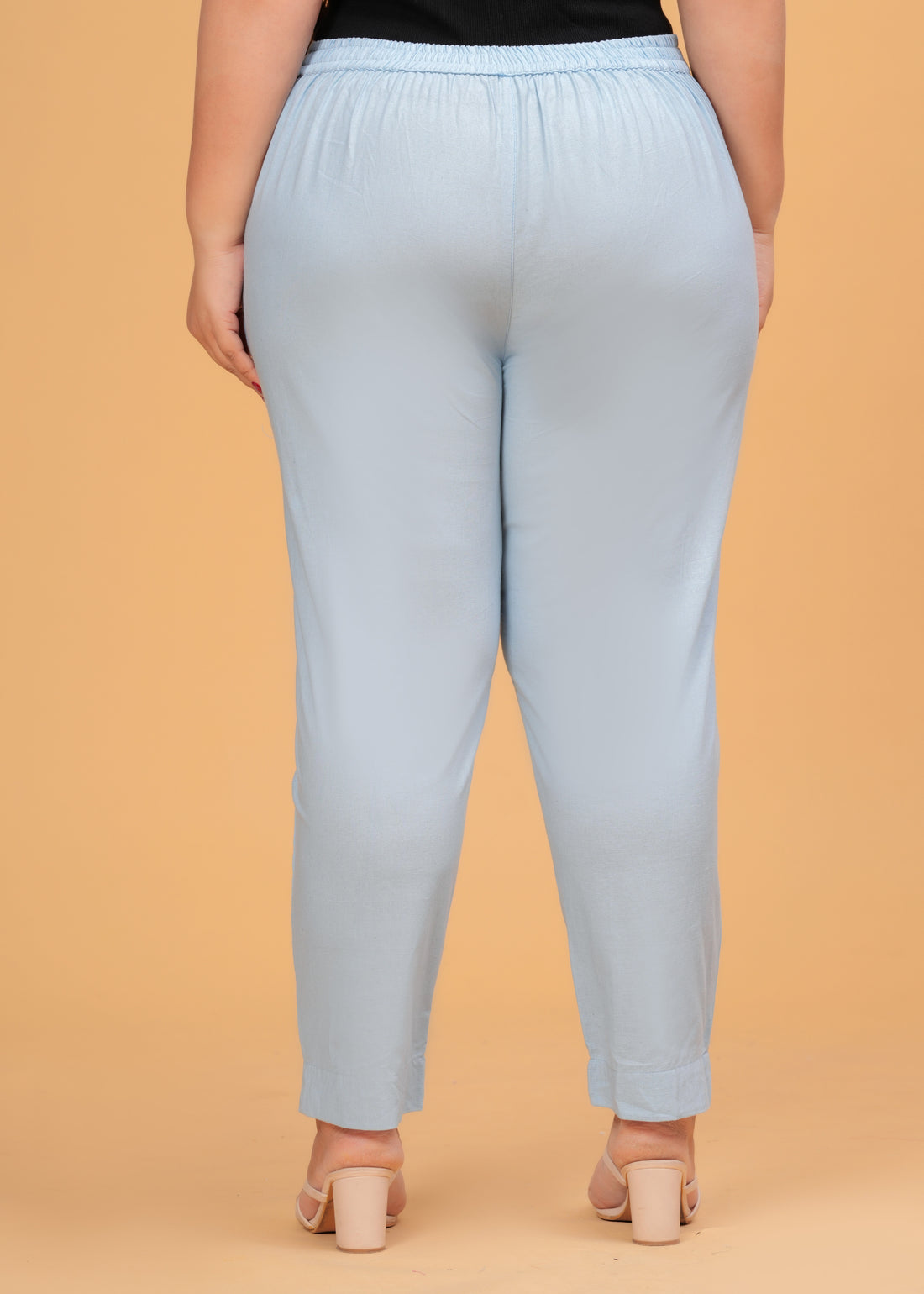 Denim Blue Cotton Pant