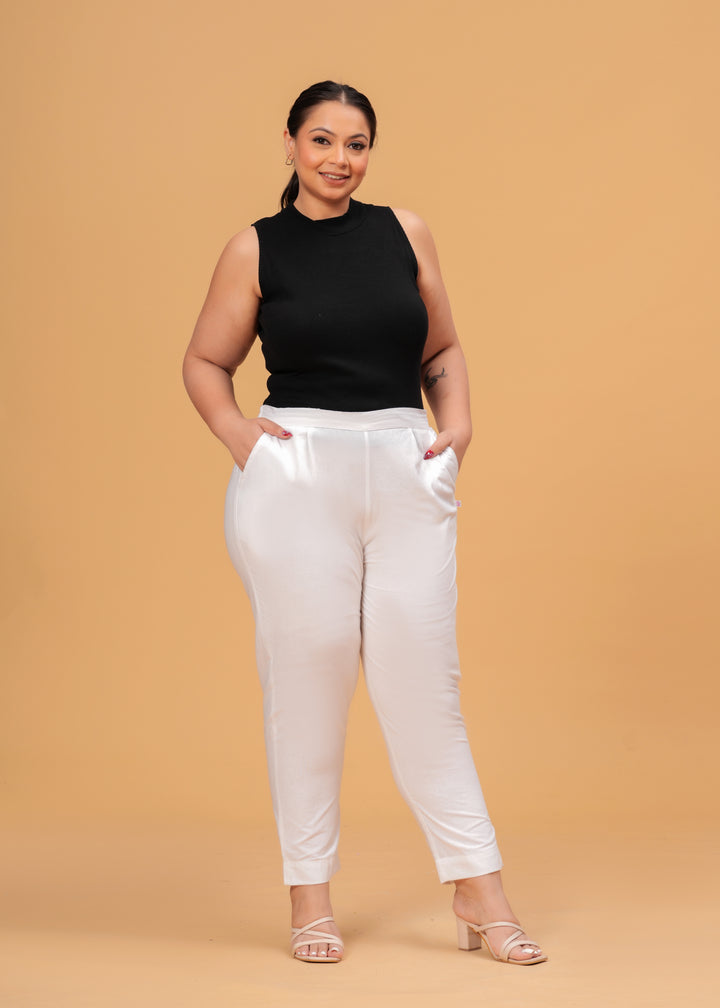 White Cotton Pant